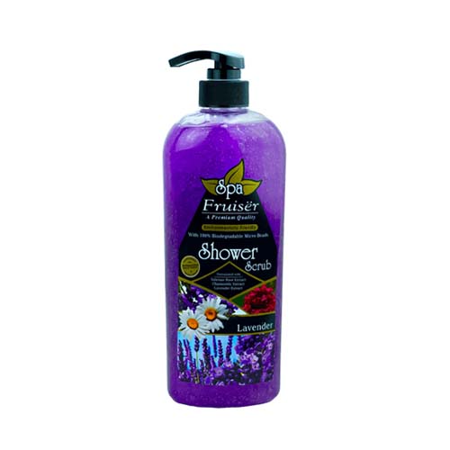 Spa Fruiser Lavender Shower Scrub 730ml