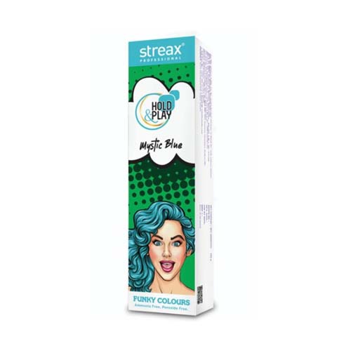 Streax Pro Hold & Play Funky Colour 100ge (Mystic Blue)