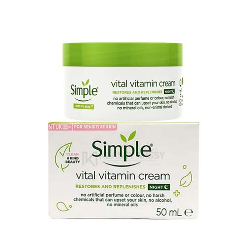 Simple Vital Vitamin Night Cream 50ml (uk)
