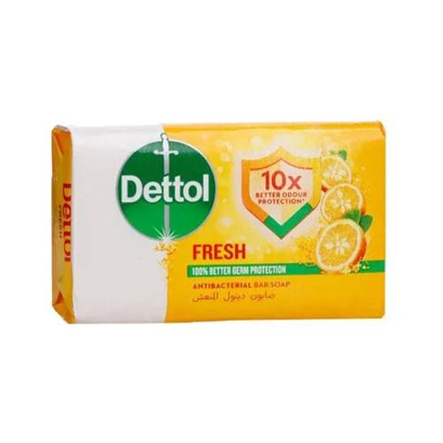 Dettol Soap Fresh Lemon Antibacterial 100g